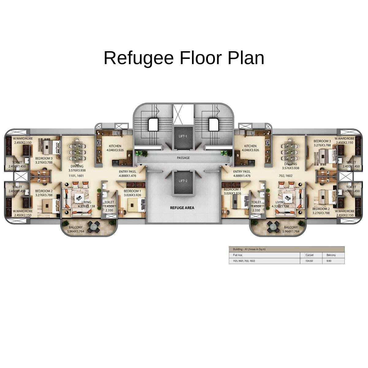Kumar-Siddhachal-Refugee-Floor-Plan